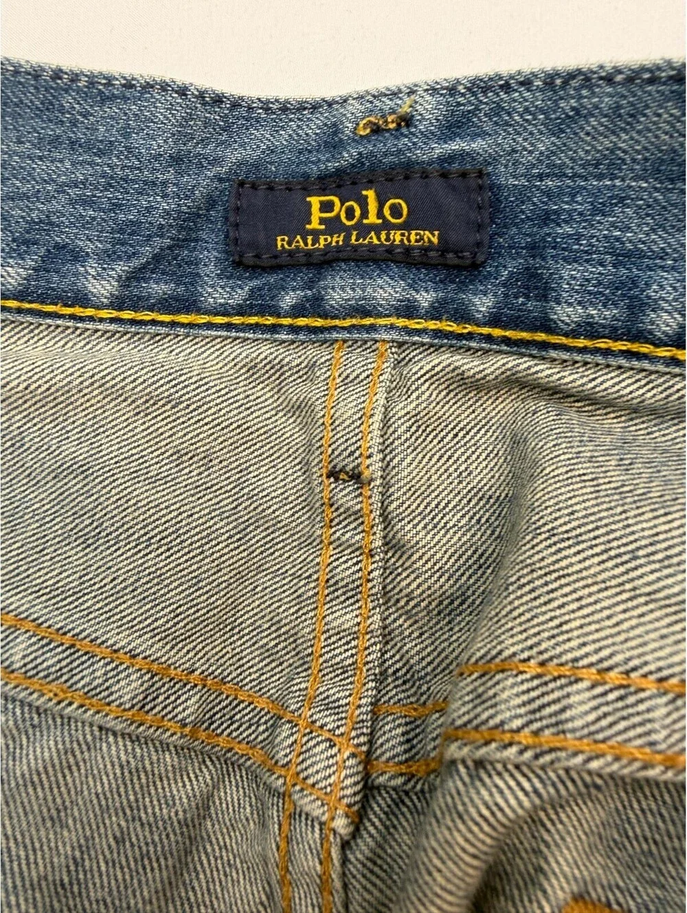 Polo Ralph Lauren Men's Jeans Hampton Relaxed Straight Mid Rise Size 34 Blue